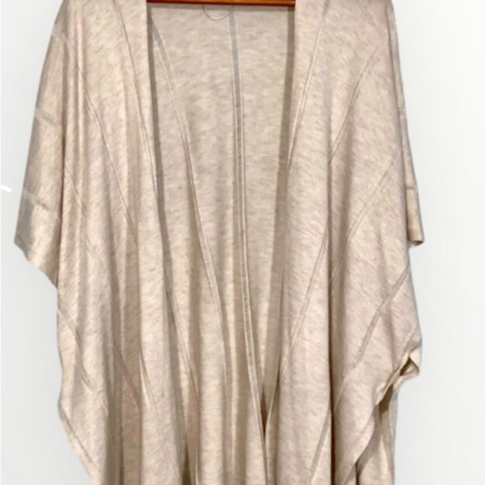 LOFT Beige Open Front Cardigan/Poncho